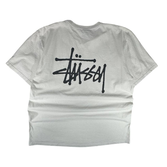 Stussy T-shirt Classic Graphic Stampa Grande USA Uomo (L)
