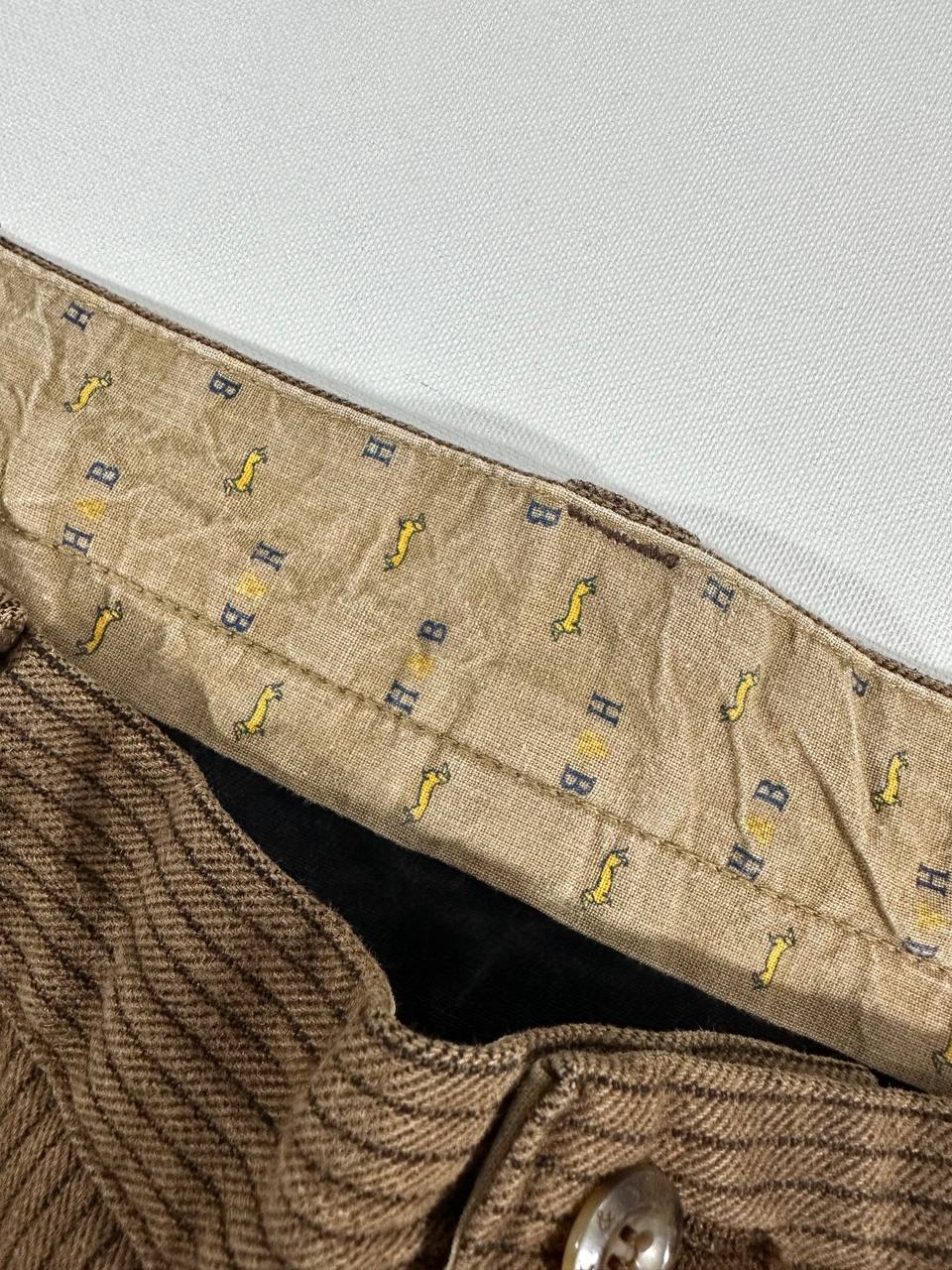 Harmont & Blaine Brown Corduroy Pants Pantalone Vintage Big Logo Uomo (50 IT)