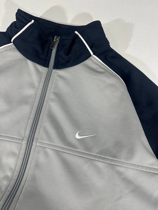 Nike Track Top Vintage Anni 2000 Logo Ricamato Uomo (L)