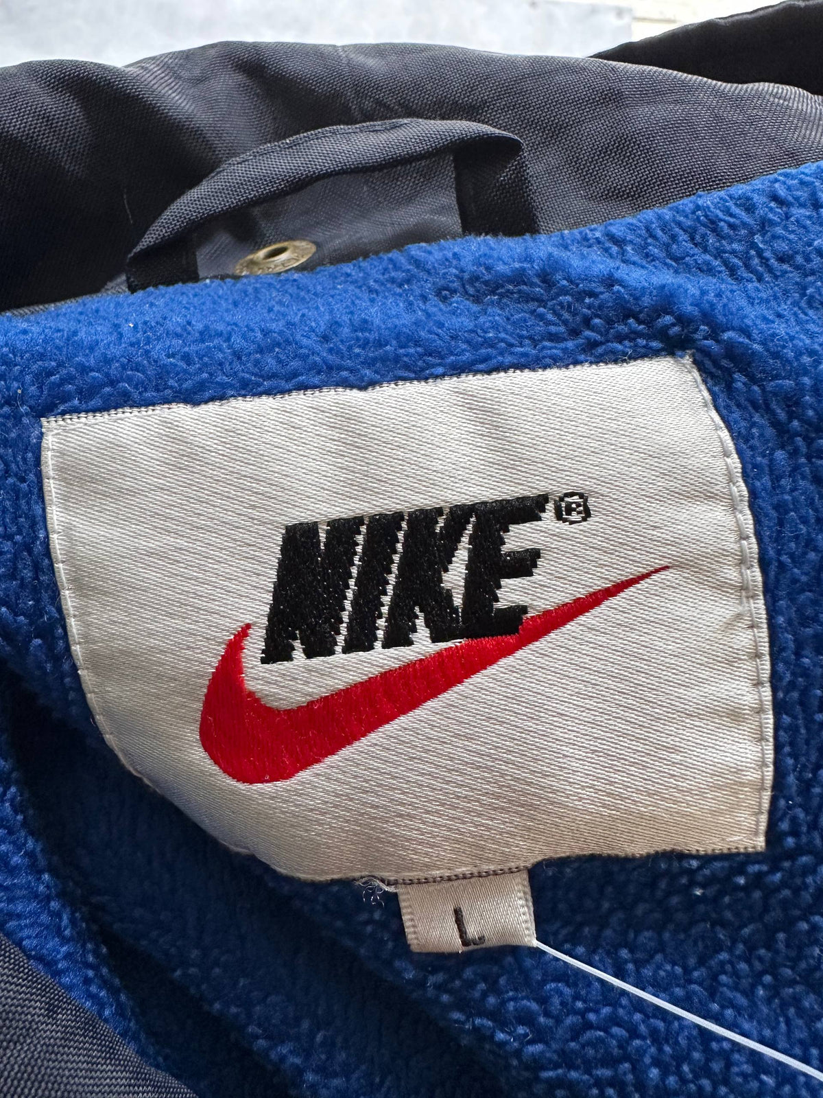 Nike Giubbino Vintage anni '80 Logo Ricamato Uomo (L/XL)