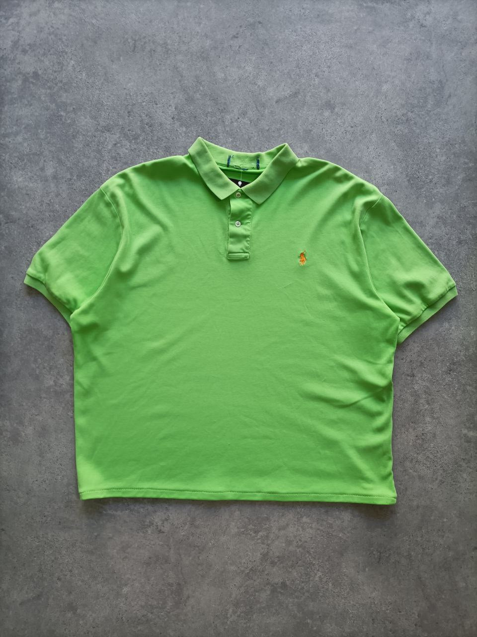 Polo Vintage Croppata Uomo – Verde Fluo Polo Ralph Lauren (Taglia L IT / Etichetta 2XL)