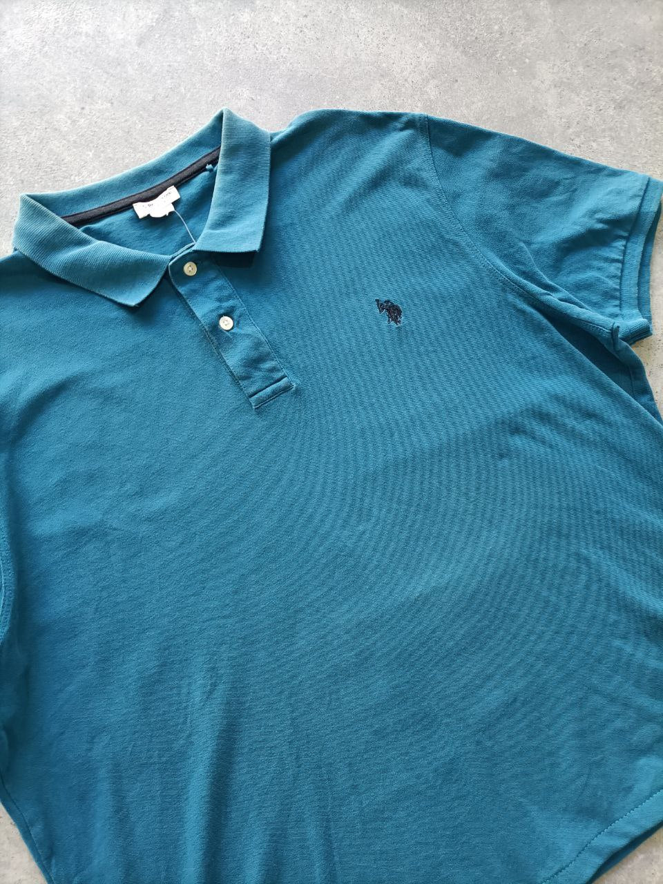 Polo Vintage Croppata Uomo – Petrolio U.S. Polo Assn. (Taglia XL IT / Etichetta 3XL)