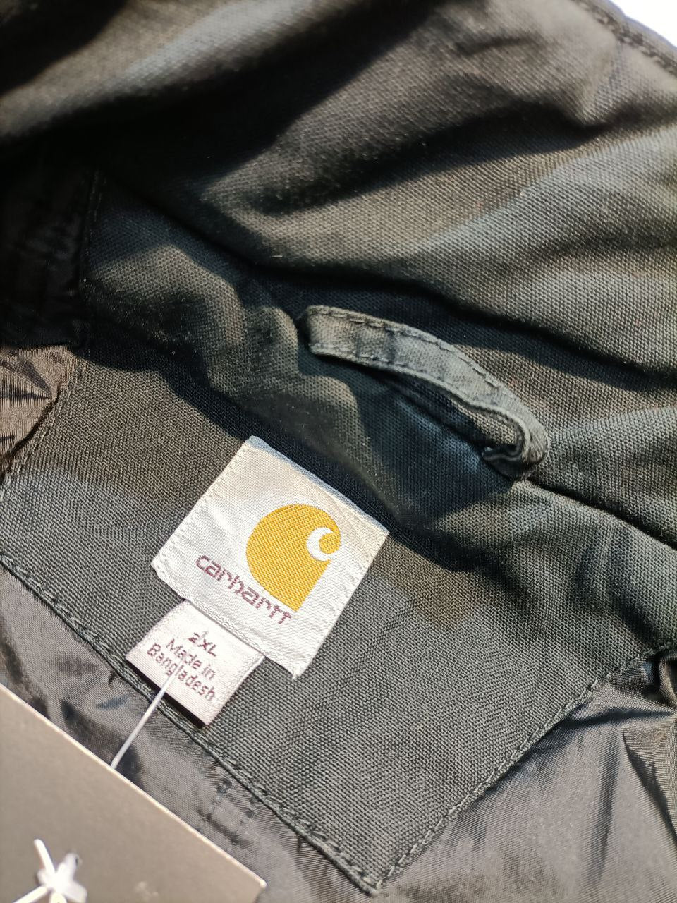 Carhartt - Giubbino Uomo Quick Duck Nero Imbottito (XL)