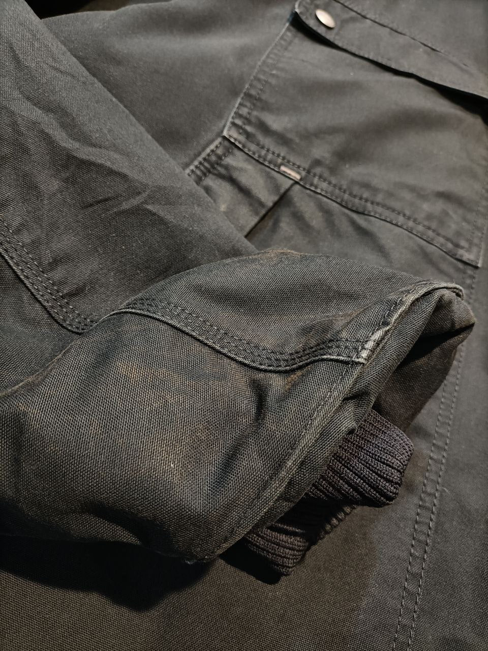 Carhartt - Giubbino Uomo Quick Duck Nero Imbottito (XL)