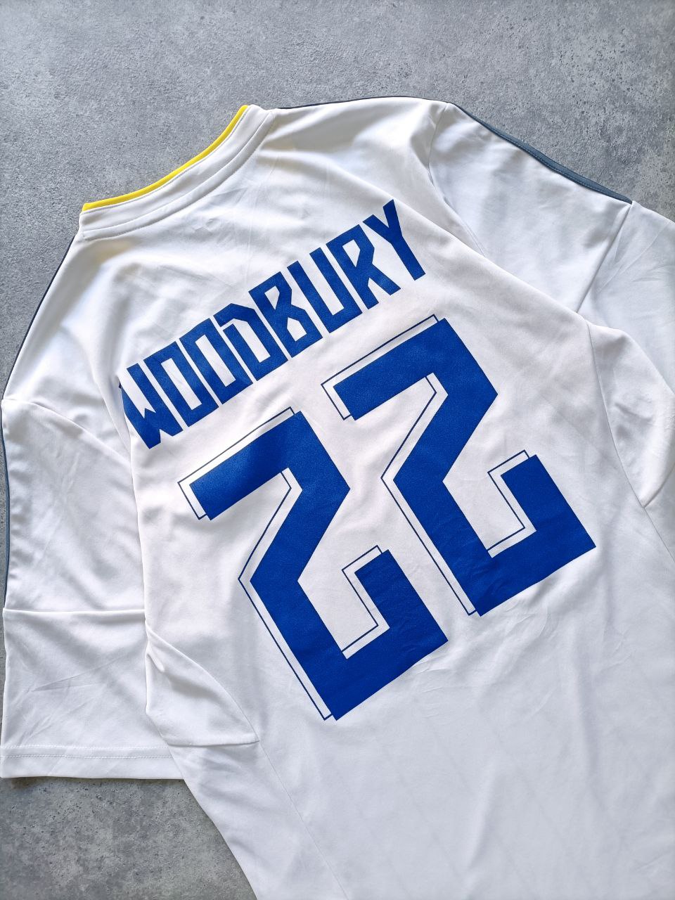 Adidas Maglia Soccer Woodbury A Righe Logo Giallo (S)