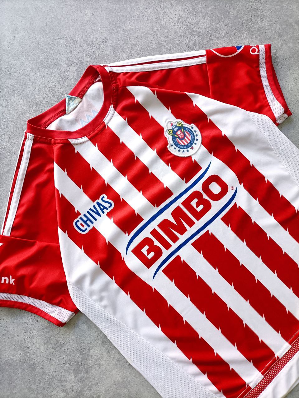 Chivas Maglia Calcio Vintage T-Shirt Sport Official (S / XL Ragazzo)
