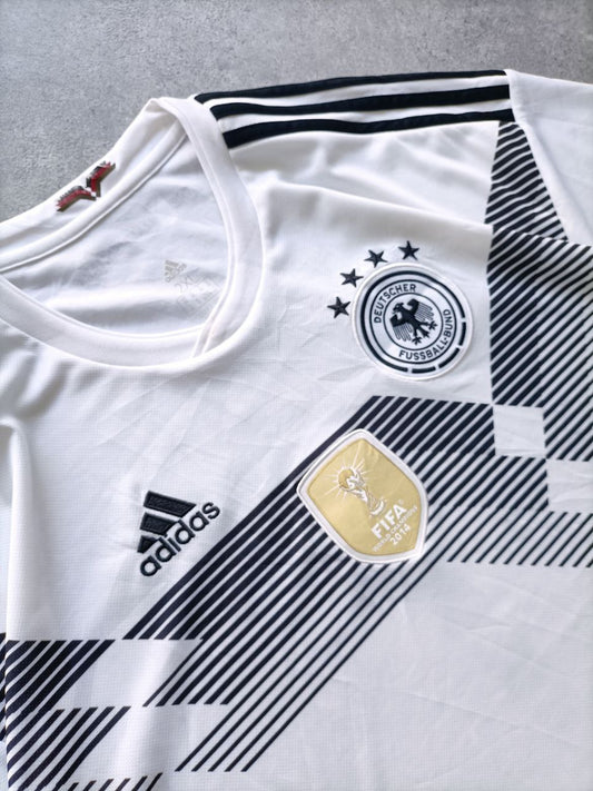 Adidas Maglia Da Calcio FIFA Germania Bianca E Nera (2XL)