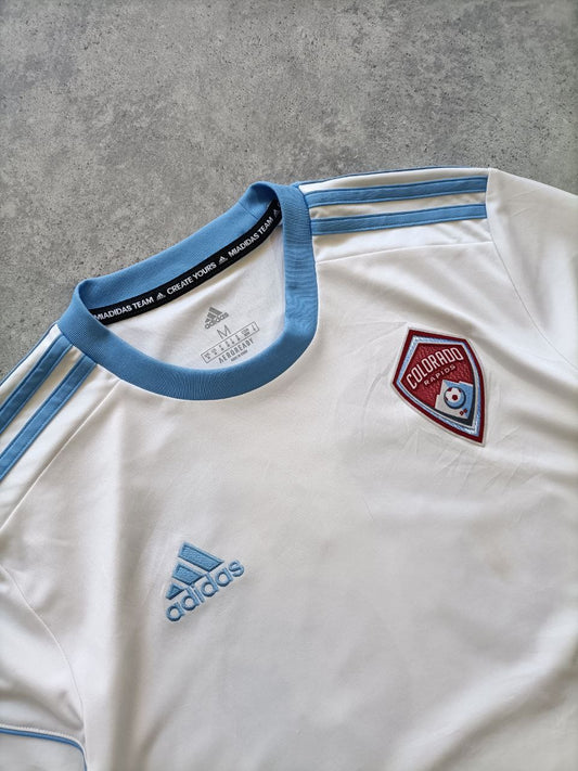 Adidas T Shirt Football Vintage Colorado Rapids Fit Regolare (M)