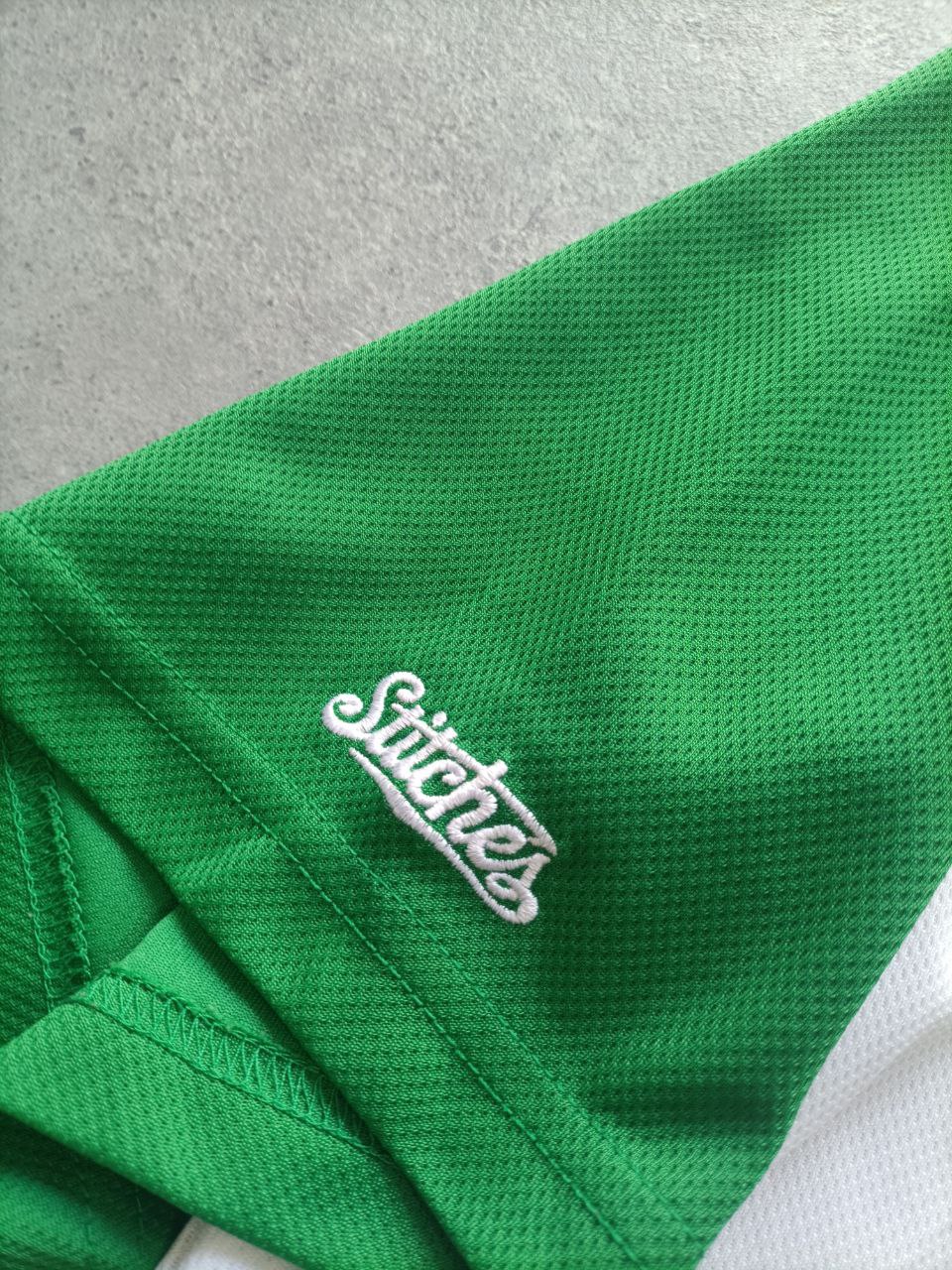 Casacca Baseball Vintage Phillies Y2K Stitches Bianca e Verde (XL)