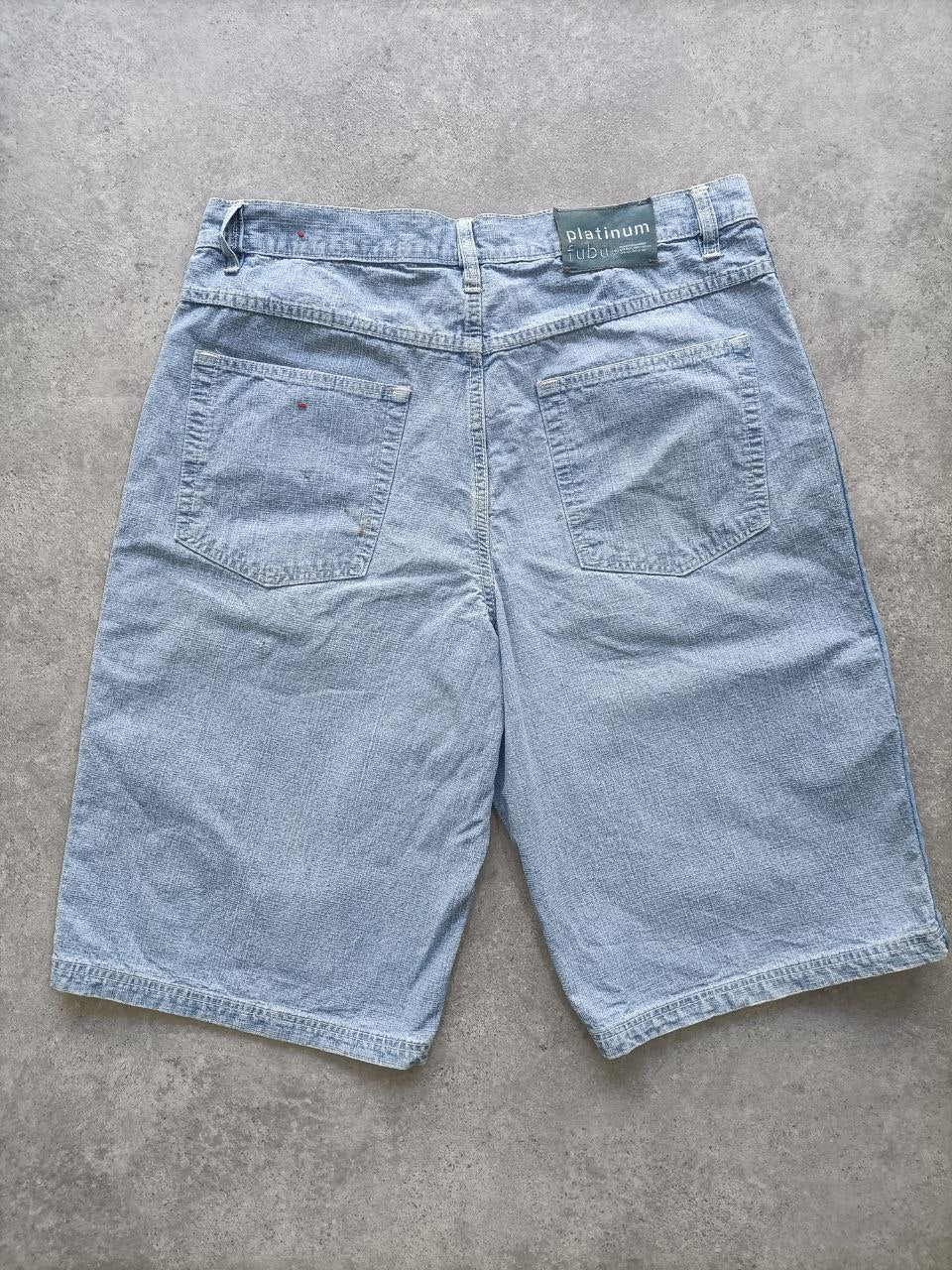 Jorts Fubu Platinum Harlem Globetrotters 75th Anniversary (Taglia 48/50 – L/XL Uomo)