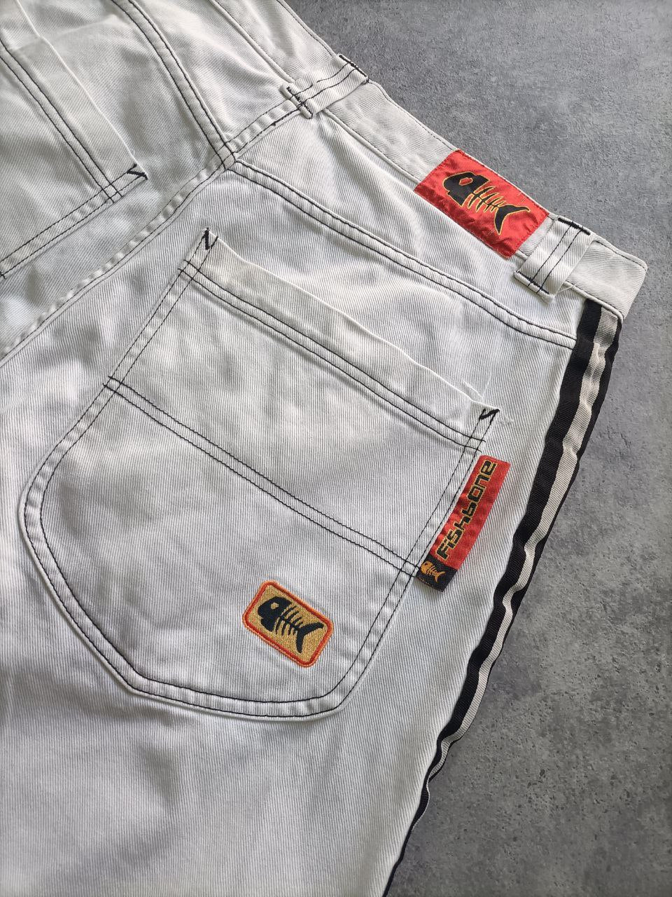 Jorts Y2K Fishbone Vintage Shortts (Taglia 46/48 – L Uomo)