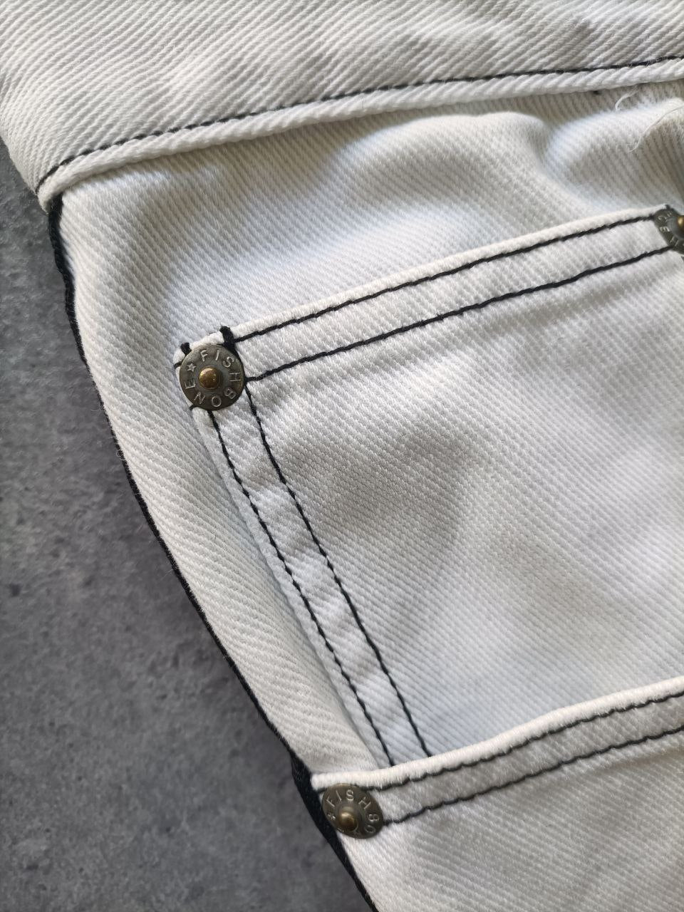 Jorts Y2K Fishbone Vintage Shortts (Taglia 46/48 – L Uomo)