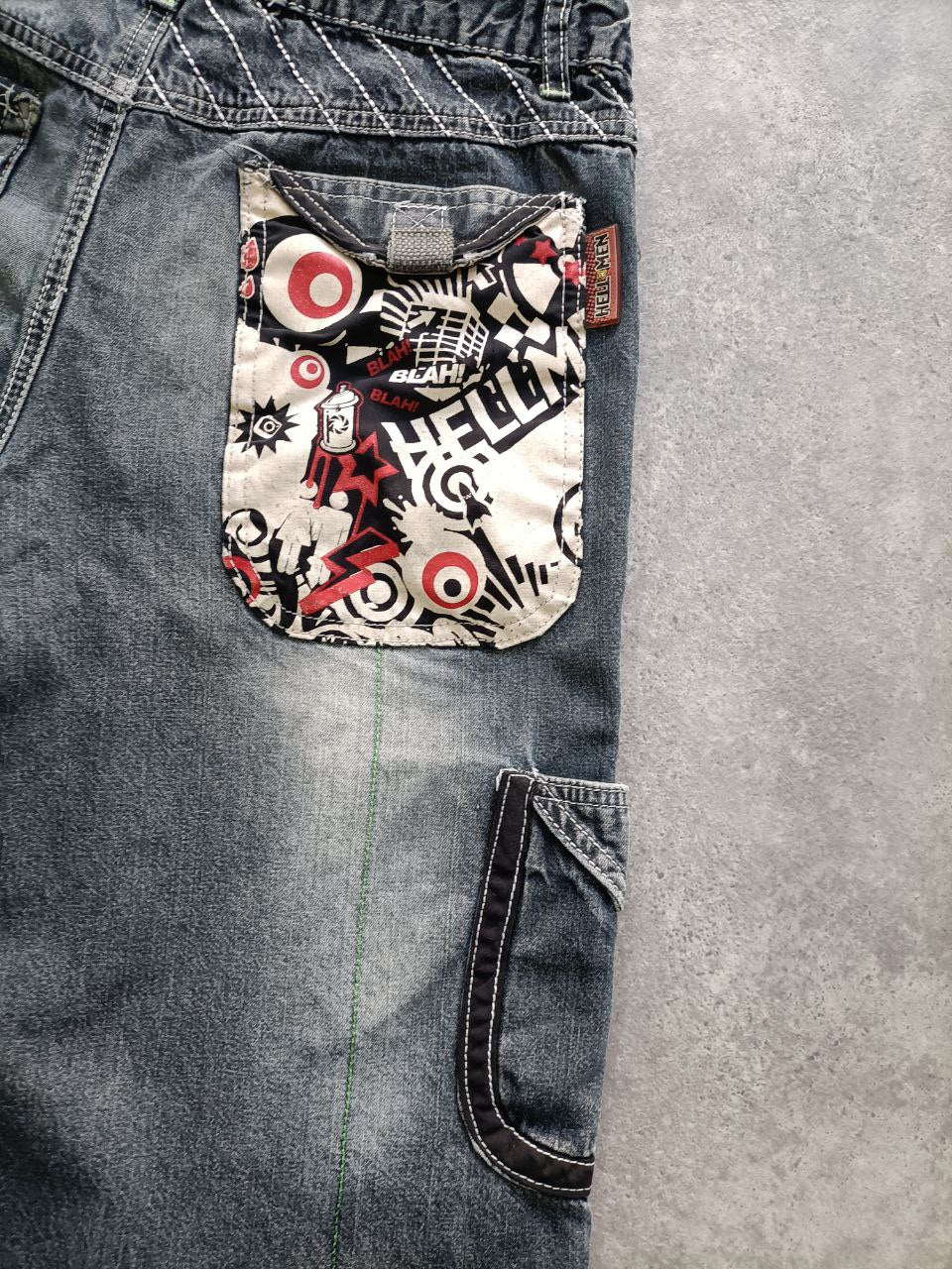 Jorts Hell Men Y2K Uomo/Donna (Taglia 44 – S/M)
