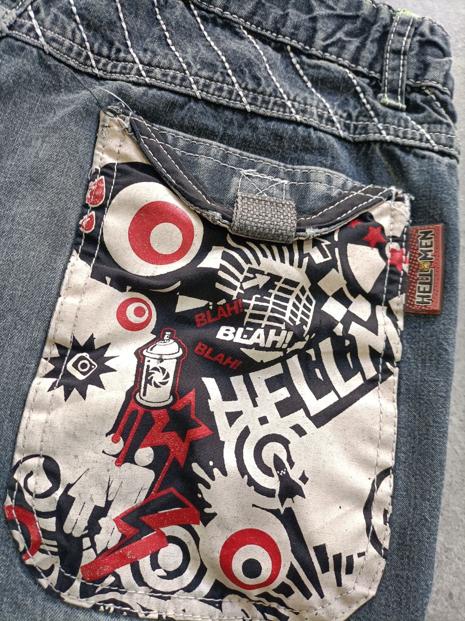 Jorts Hell Men Y2K Uomo/Donna (Taglia 44 – S/M)
