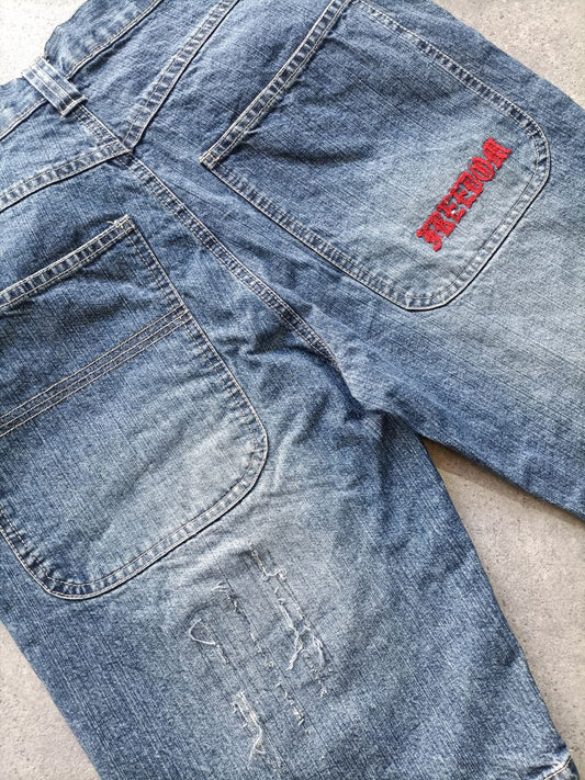 Jorts Vintage “Freedom” Beat Wear – Uomo Shorts ( M )