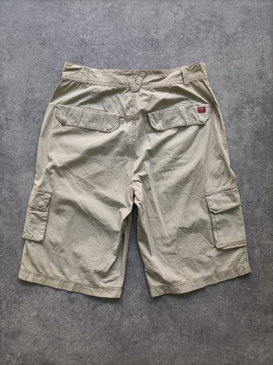 Dickies Cargo Baggy Shorts – Uomo/Donna Vintage Workwear Beige (Taglia 44 ITA / M)