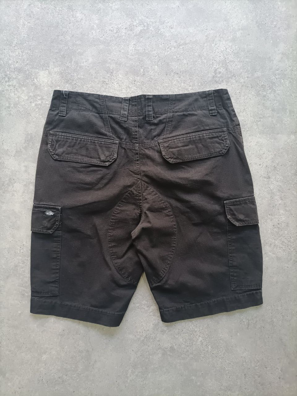 Dickies Cargo Shorts Neri – Uomo Vintage Streetwear (Taglia 46 ITA)