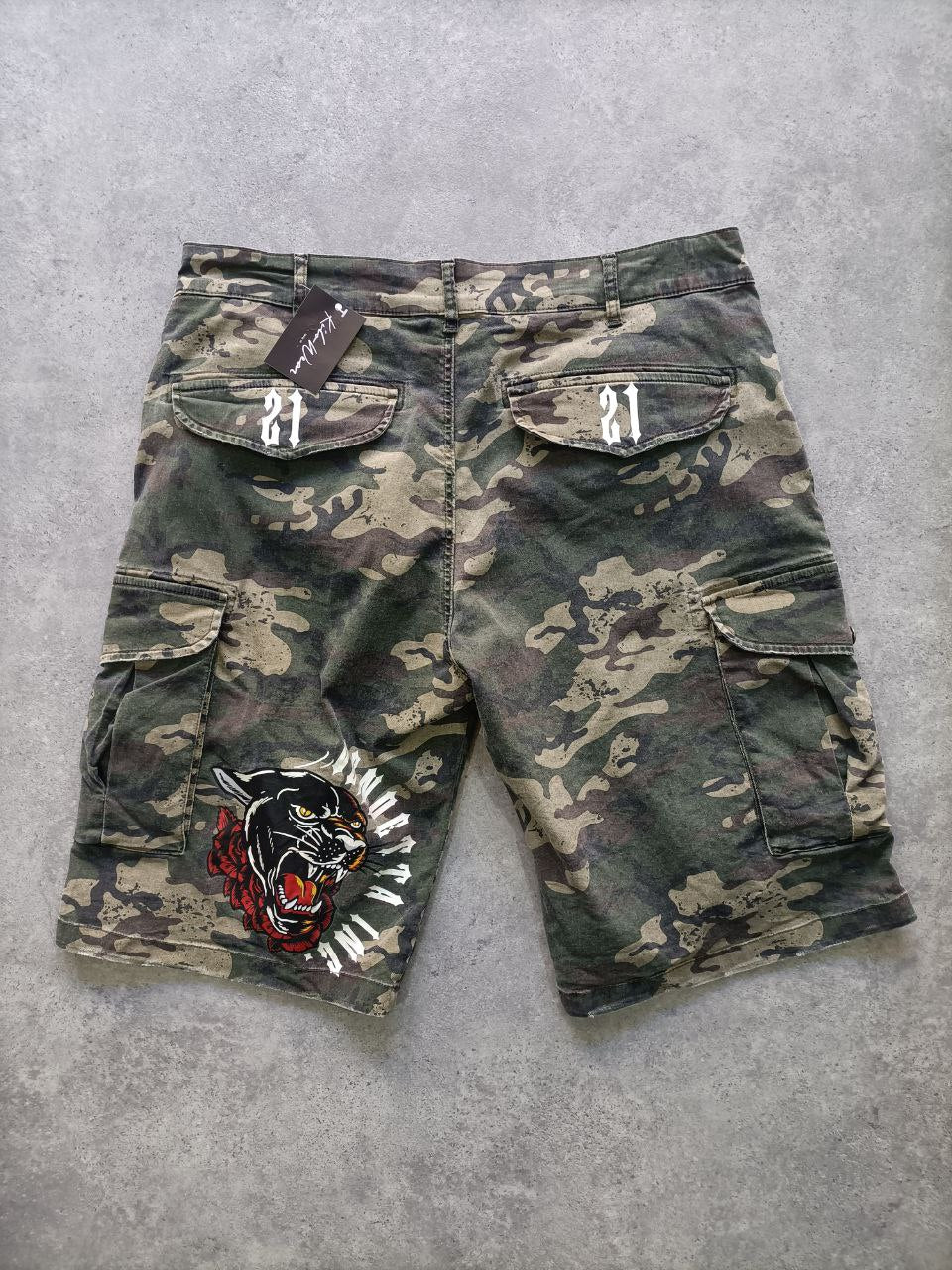 Vendetta Inc Cargo - Shorts Uomo Vintage Militare – ( Taglia 54 ITA )