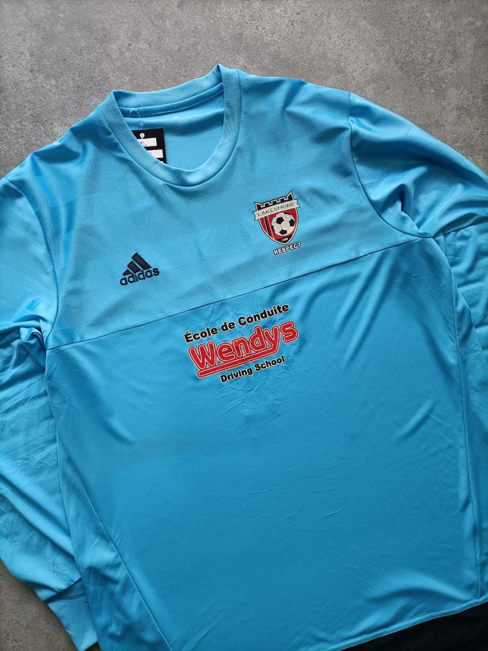 Adidas Jersey Manica Lunga Uomo – Calcio Vintage Raso (Taglia XL IT)