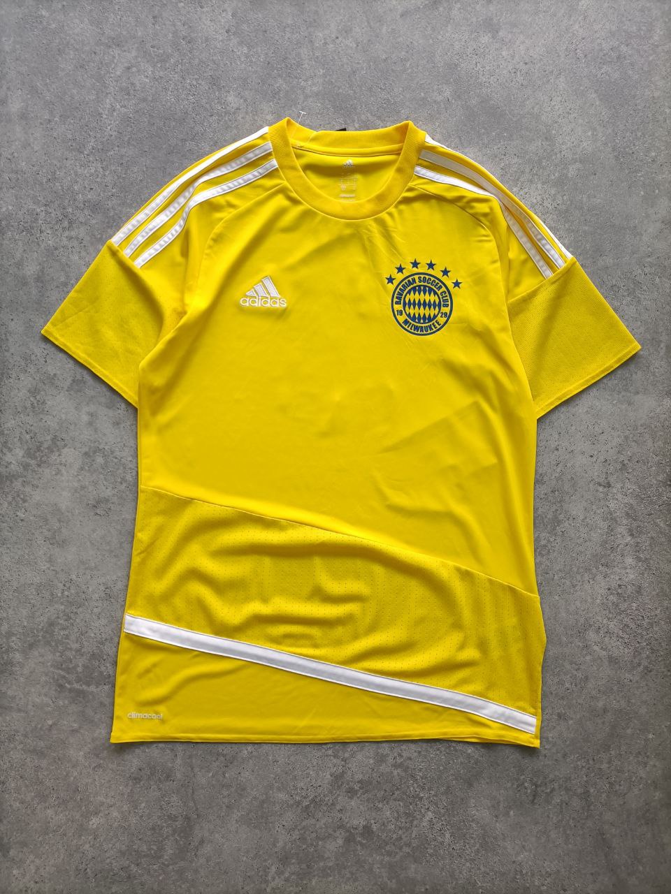 Adidas Jersey Gialla Uomo – Bavarian Soccer (Taglia S IT)