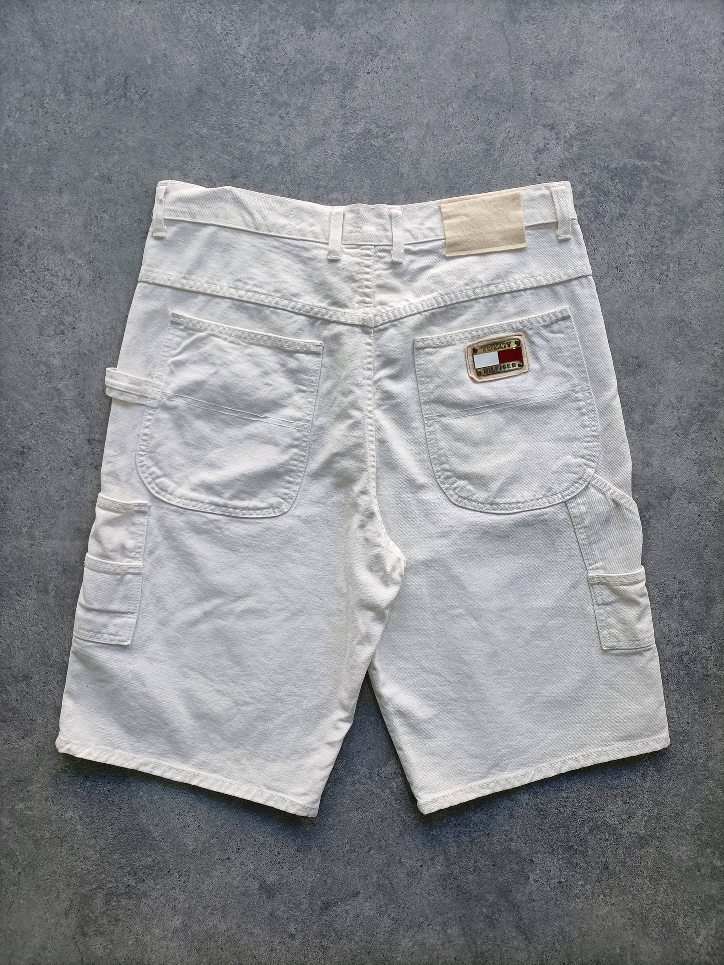 Tommy Hilfiger Shorts Carpenter Logo Cucito USA Uomo (48 IT)