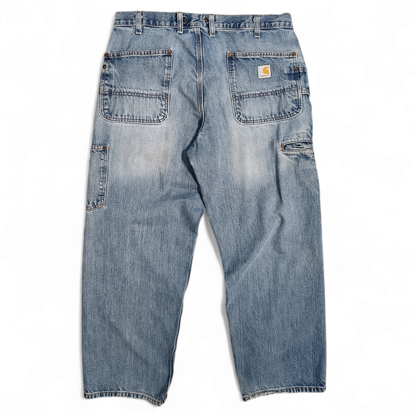 Carhartt Raro Jeans Carpenter anni '90 Denim USA Uomo (50 ITA)