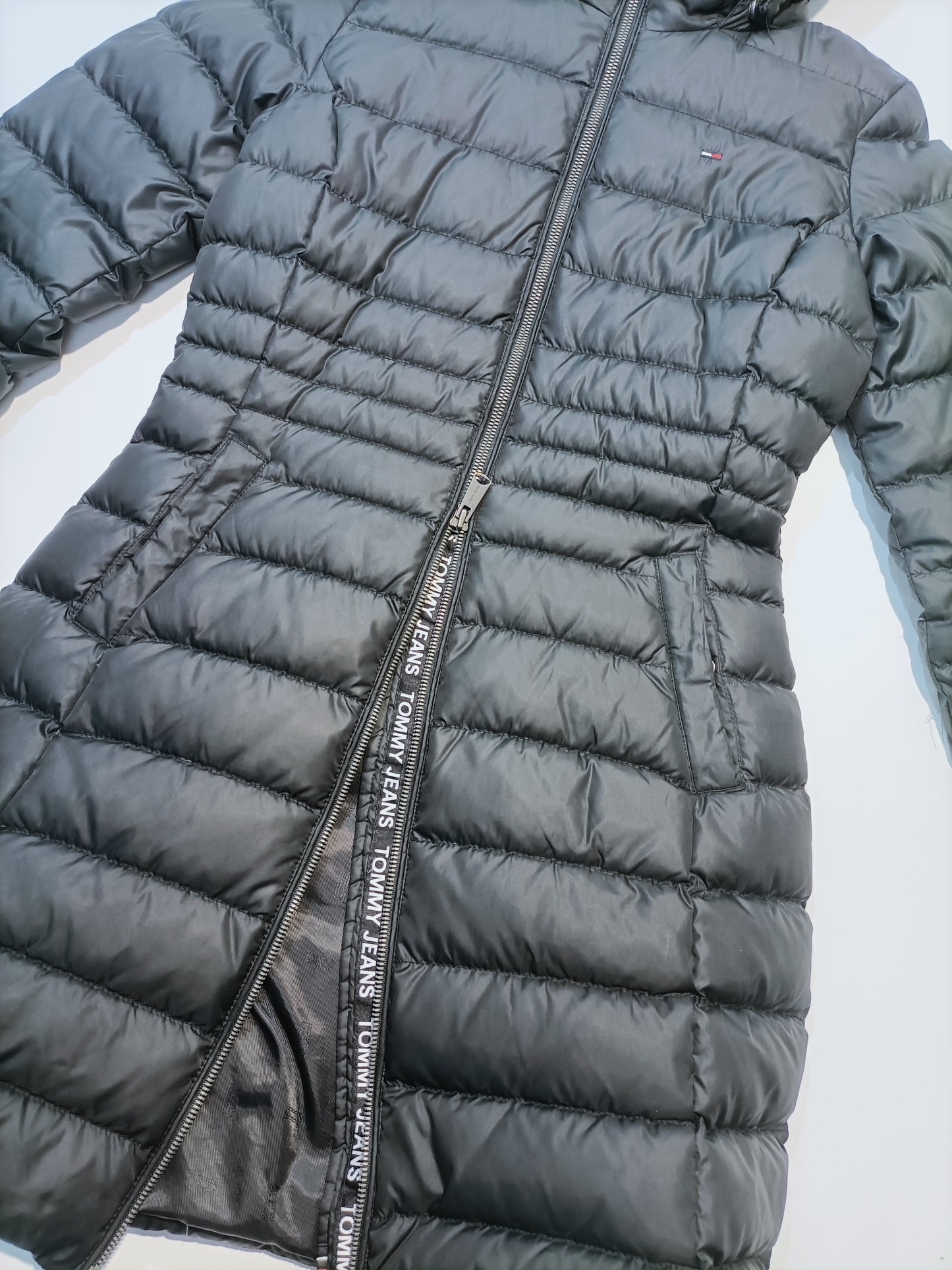 Tommy Jeans - Giubbino Lungo Imbottito Donna (S)