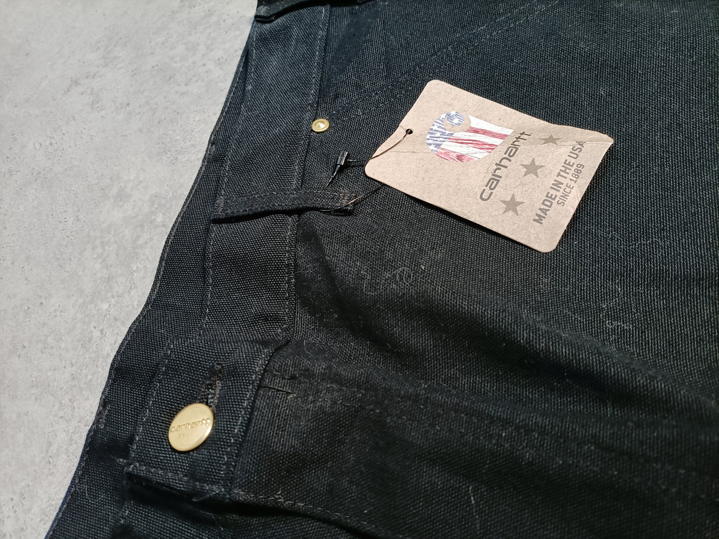 Carhartt Pantalone Jeans Double Knee USA Pants Denim Uomo (52 IT)