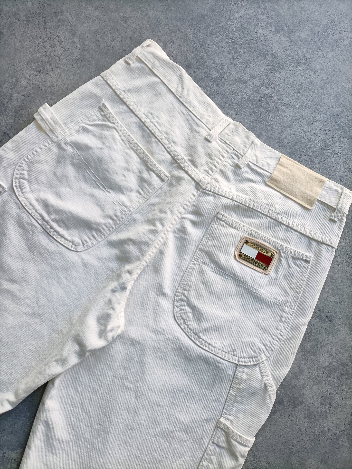 Tommy Hilfiger Shorts Carpenter Logo Cucito USA Uomo (48 IT)