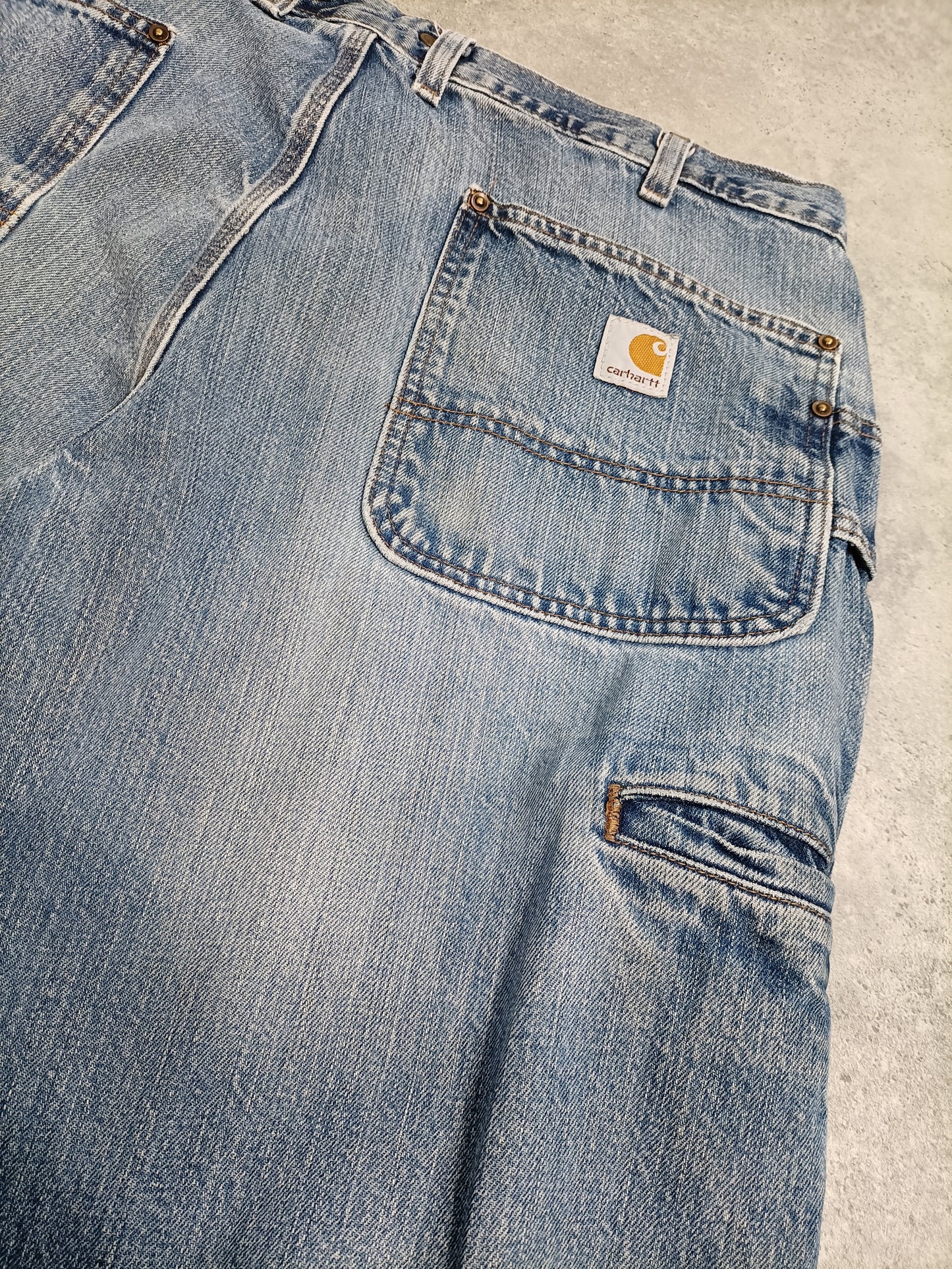 Carhartt Raro Jeans Carpenter anni '90 Denim USA Uomo (50 ITA)