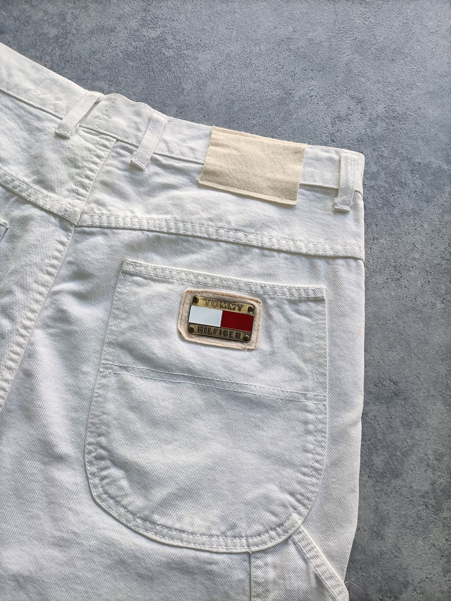 Tommy Hilfiger Shorts Carpenter Logo Cucito USA Uomo (48 IT)