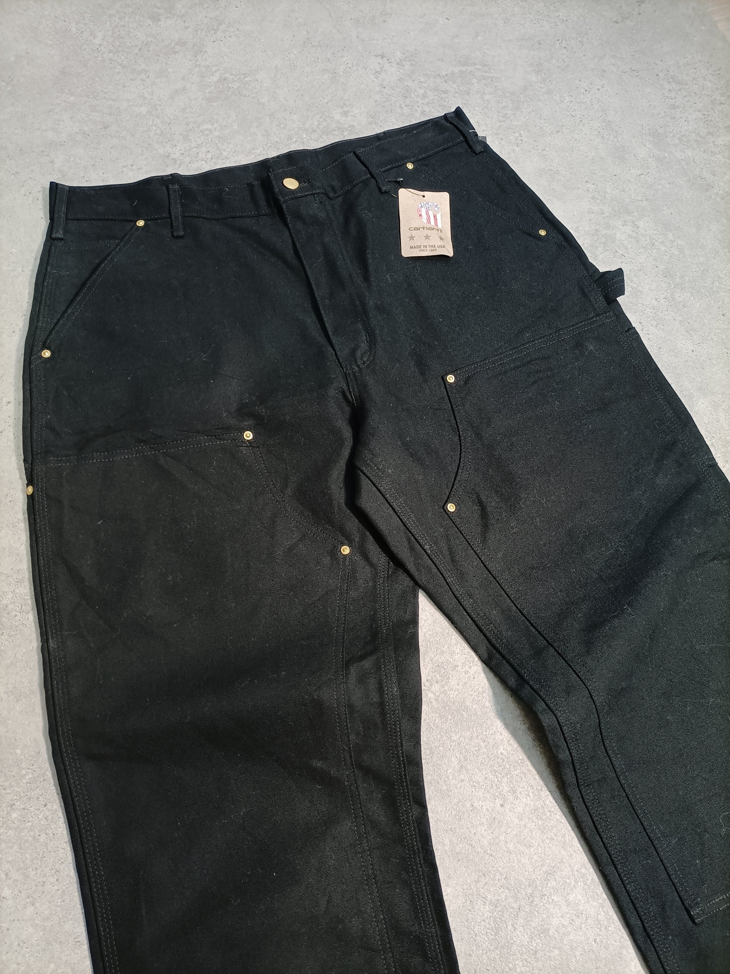 Carhartt Pantalone Jeans Double Knee USA Pants Denim Uomo (52 IT)
