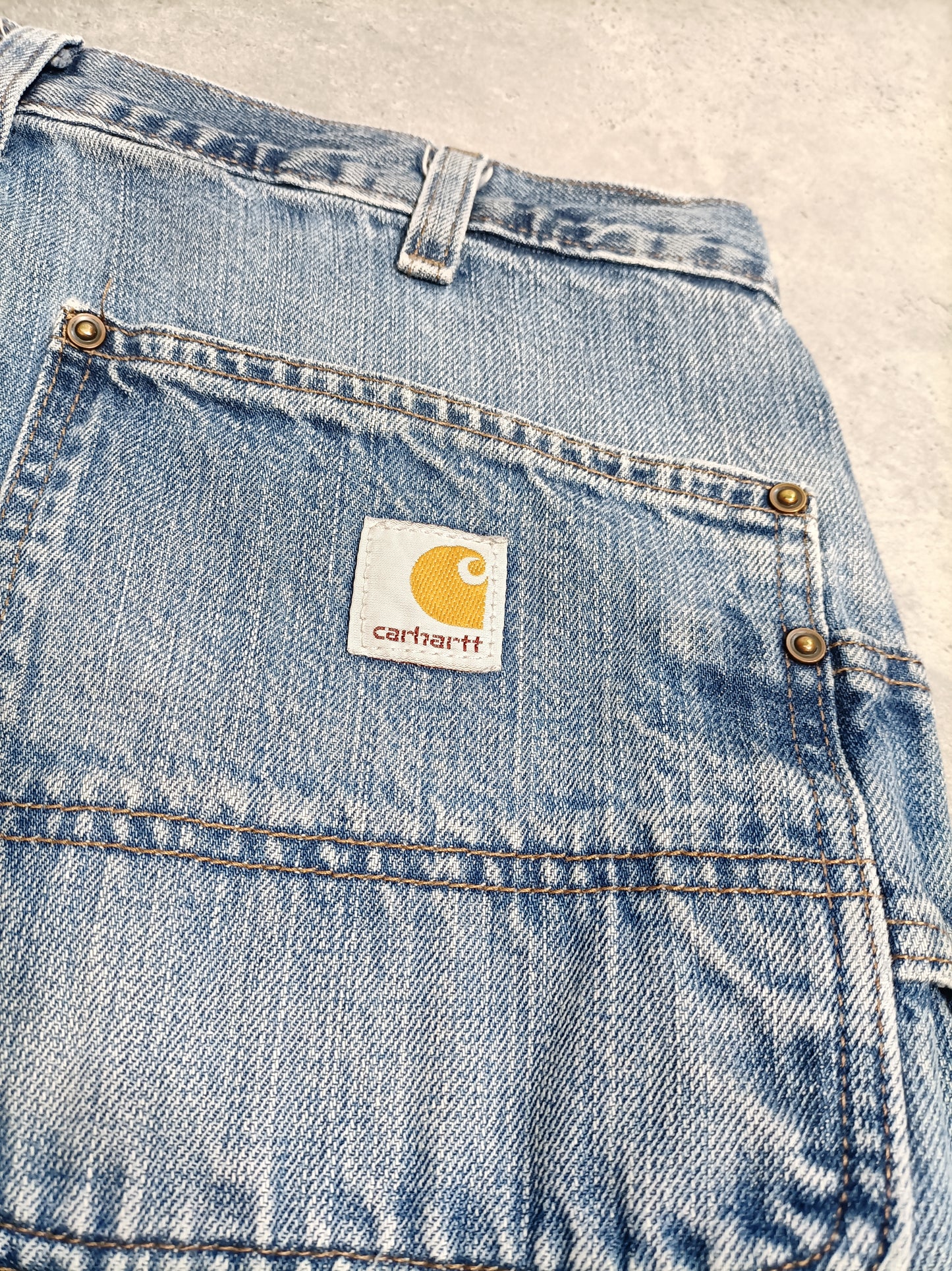 Carhartt Raro Jeans Carpenter anni '90 Denim USA Uomo (50 ITA)