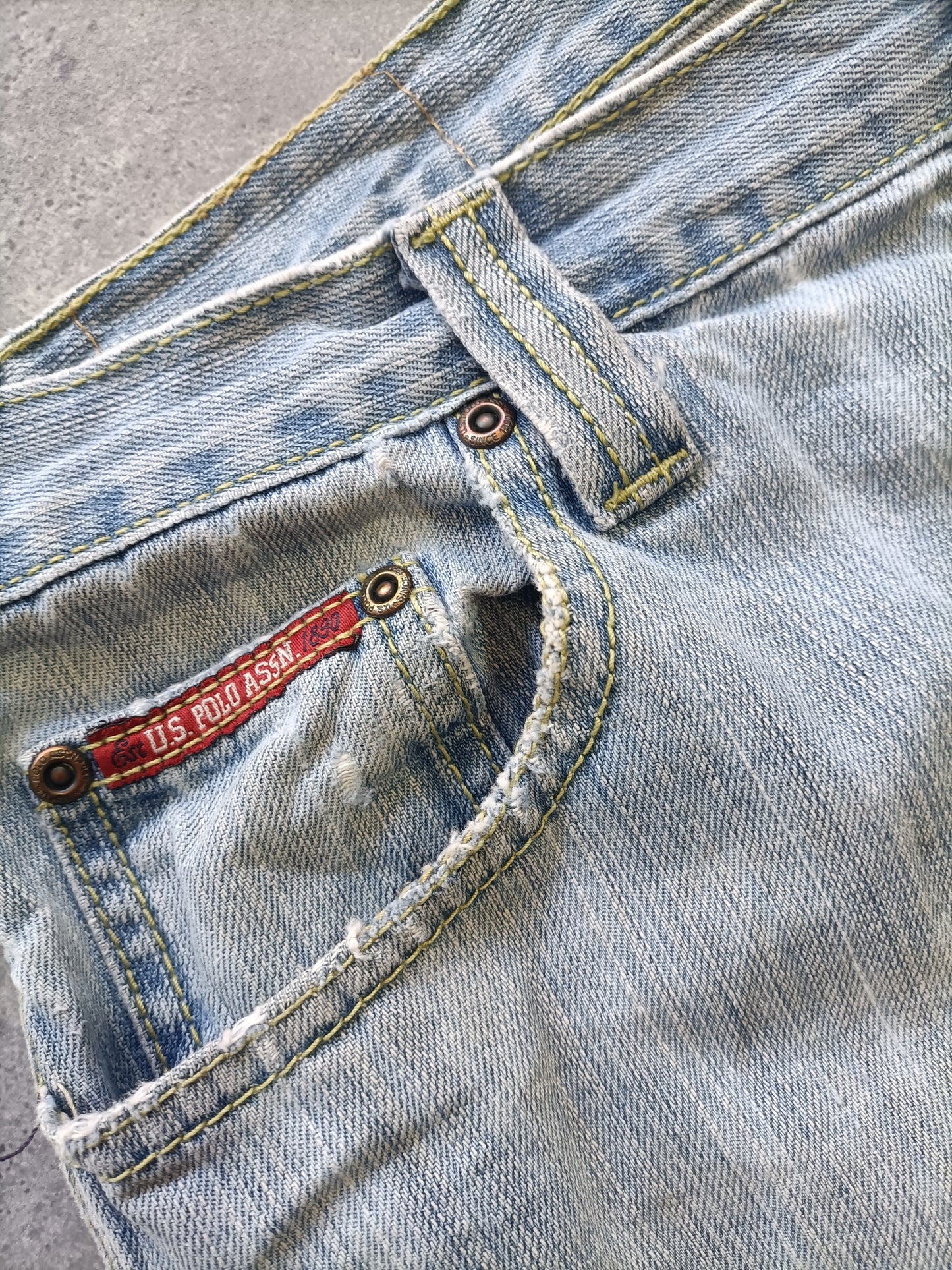 Polo Ralph Lauren Short Vintage Jeans USA Uomo (48 IT)