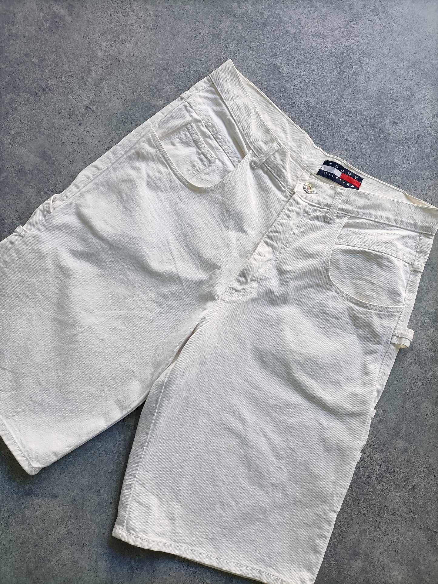 Tommy Hilfiger Shorts Carpenter Logo Cucito USA Uomo (48 IT)