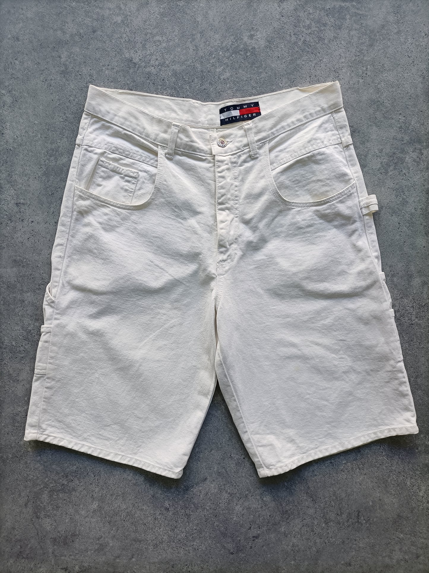 Tommy Hilfiger Shorts Carpenter Logo Cucito USA Uomo (48 IT)