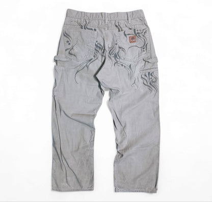 Only For Visionary People Carhartt Pantalone Carpenter Rework Uomo (47 IT - 33 US)