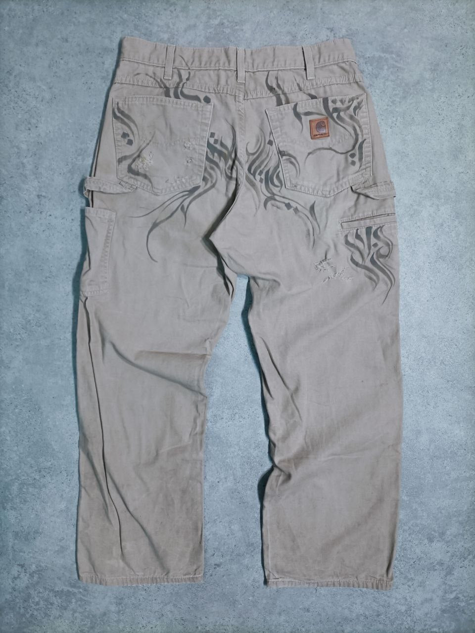 Only For Visionary People Carhartt Pantalone Carpenter Rework Uomo (47 IT - 33 US)