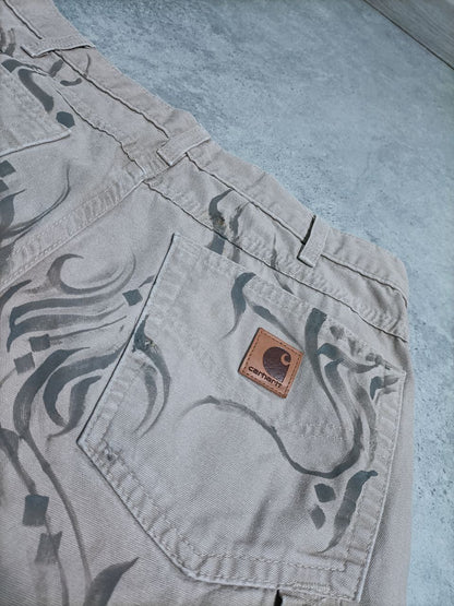 Only For Visionary People Carhartt Pantalone Carpenter Rework Uomo (47 IT - 33 US)