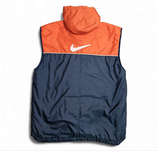 Nike Smanicato con Cappuccio Vintage Big Logo Jacket Uomo (XL)