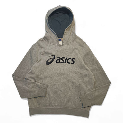 Asics Felpa Cappuccio Big Logo Hoodie Uomo (M/L)