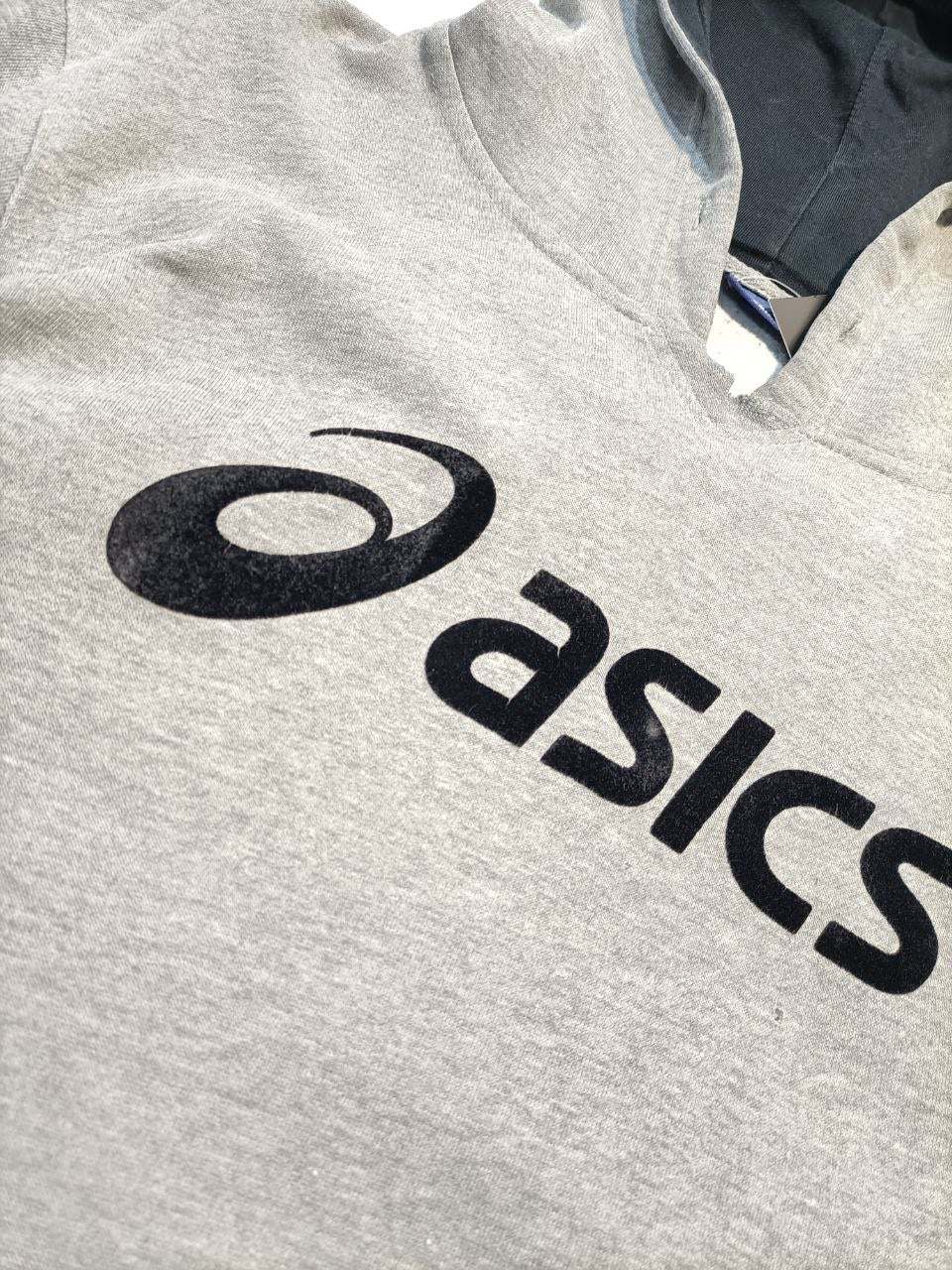 Asics Felpa Cappuccio Big Logo Hoodie Uomo (M/L)