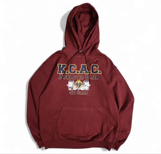 Felpa USA con Cappuccio College Hoodie USA Uomo (M)