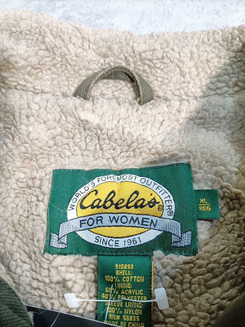 Cabelas Giacca Workwear Vintage USA Jacket Donna (XL)