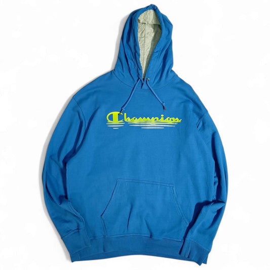 Champion Felpa con Cappuccio Big Logo Hoodie Uomo (XL)