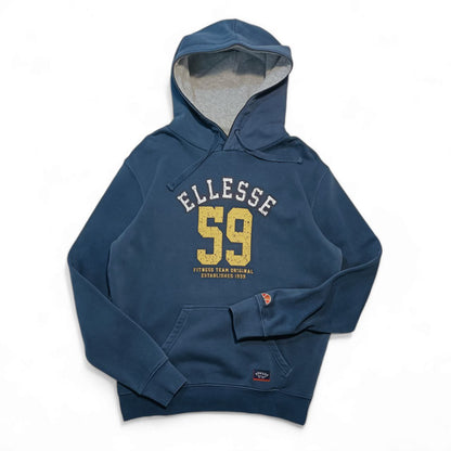 Ellesse Felpa con Cappuccio Big Logo Vintage Hoodie Uomo (M)