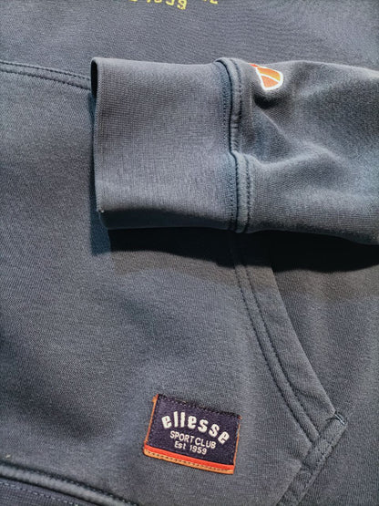 Ellesse Felpa con Cappuccio Big Logo Vintage Hoodie Uomo (M)