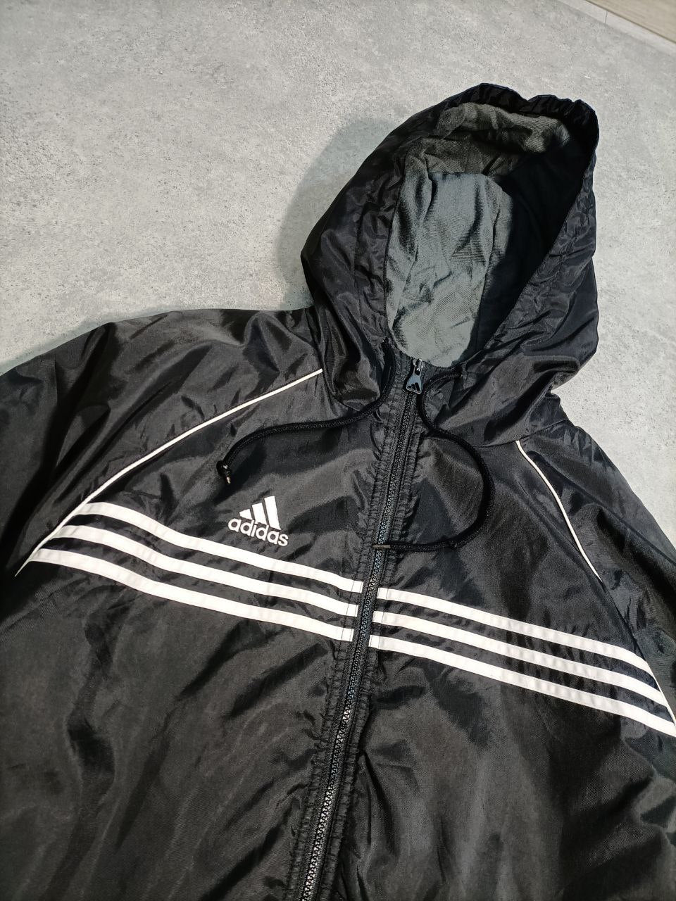 Adidas Giubbino Cappuccio Vintage USA Jacket Uomo (M)