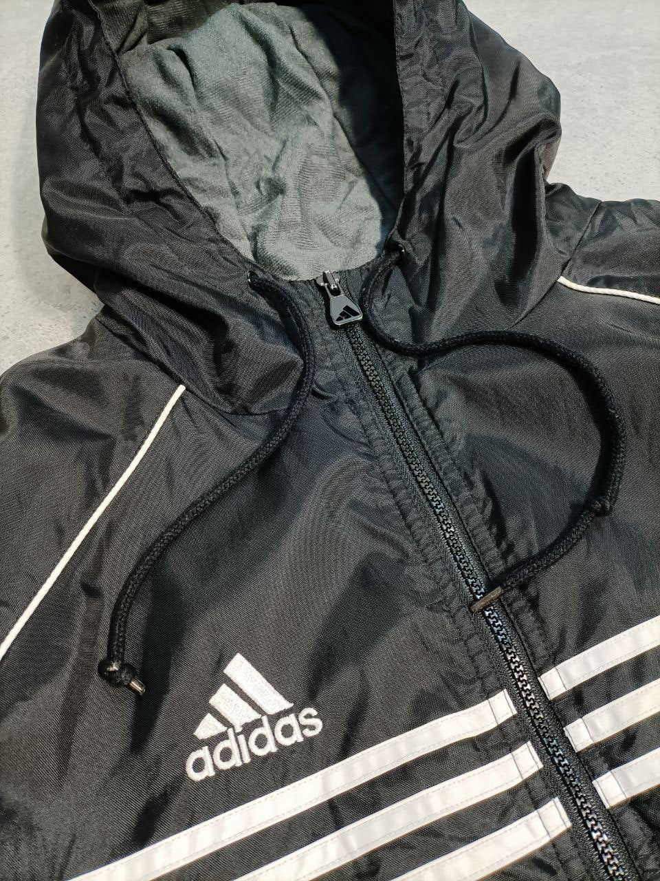 Adidas Giubbino Cappuccio Vintage USA Jacket Uomo (M)