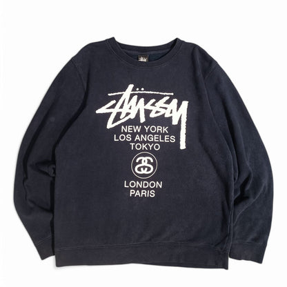 Stussy Felpa Girocollo Hoodie Uomo (XL)